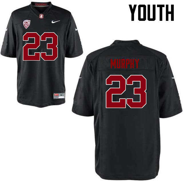 Youth Stanford Cardinal #23 Alameen Murphy College Football Jerseys Sale-Black - Click Image to Close